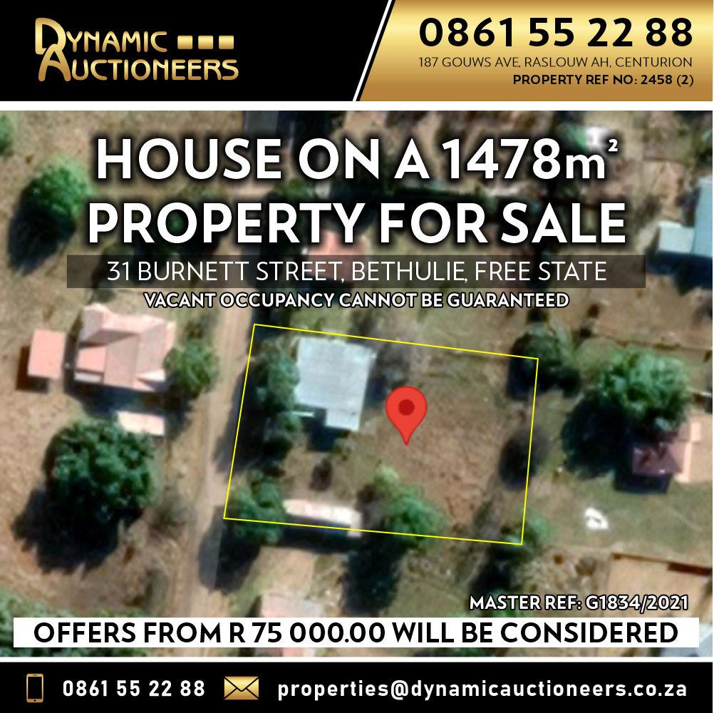 1 Bedroom Property for Sale in Bethulie Free State
